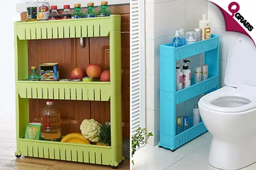 From QR55 Be Organized with a 3-Tier Adjustable Kitchen Rack - Choose from 3 Classic Colors! (QR198 Value)